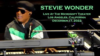 Stevie Wonder  Full Set Live  The Microsoft Theater Los Angeles  121722 [upl. by Gonzales]