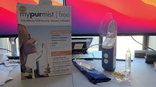 mypurmist free  Cordless Ultrapure Steam Inhaler Review Does it work ProsCons [upl. by Ettelocin]