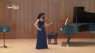 Emily Shehi  Menuhin Competition Richmond 2021 Senior SemiFinals [upl. by Ardisi]