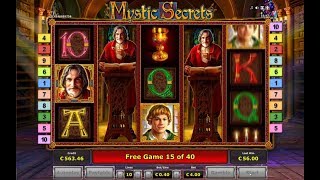 Mystic Secrets Slot  Big Win  Multi ReTriggers  €4 Bet  Novomatic [upl. by Eenalem]