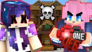 I DIED IN LIZZIES DANGER HOUSE  Ep 20  One Life Minecraft SMP [upl. by Erb]