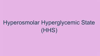 HHS definition causes pathophysiology clinical features diagnosis amp treatment [upl. by Ecyoj]