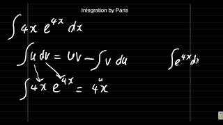 Integral of xeax by Parts [upl. by Federica]