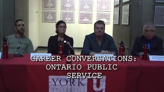 Career Conversations Ontario Public Service [upl. by Aniteb]