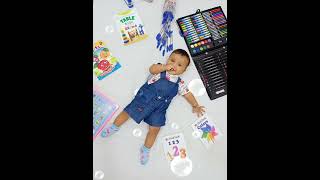 7th month baby photo shoot tamil songstrending viral baby photo shoot palli kudam pogamale [upl. by Naiva]