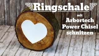 Ringschale mit Arbortech Power Chisel schnitzen [upl. by Noman]