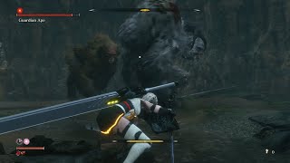 Sekiro A2 Kimono Mod Headless Ape Cover playwith Nier OST  No Damage [upl. by Giglio902]