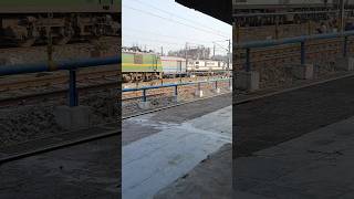 Wp7 train me powerful train indianrailways railway 🛤 😭😭😭 viral reels shorts video [upl. by Kenward483]