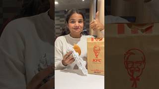 Eating KFC In McDonalds 😱😱 Eating KFC burger in McDonalds food Challenge shorts ashortaday [upl. by Aritak668]