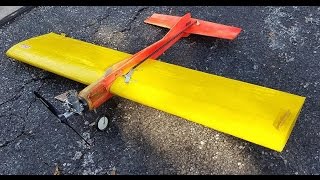 Control Line Foam Wing Stunt Trainer Airplane [upl. by Tena]