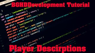 PlayerDescriptions  Plugin TutorialOverview [upl. by Nilauqcaj]