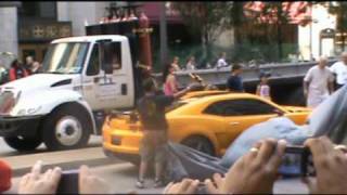 Filming of Transformers 3 July 17th 2010 Chicago [upl. by Anifled]