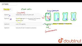 Flaccidity is  12  Plant Growth and Movements  BIOLOGY  DINESH PUBLICATION  Doubtnut [upl. by Lorou77]