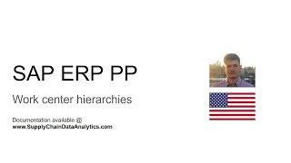 EN 57 Work center hierarchies in SAP PP [upl. by Annoif]