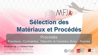 64 Science des Matériaux  Sélection des Procédés Éléments de traduction [upl. by Ahsienat472]