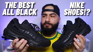 Nike Air Max Plus TN  Tuned 1  Triple Black  Review and Unboxing [upl. by Audie]