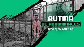 Rutina de Abdominales Core en ANILLAS  Calistenillas [upl. by Lehpar]