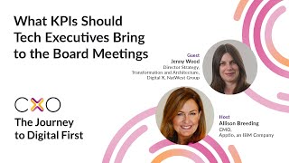 The Journey to Digital First  What KPIs Should Tech Executives Bring to the Board Meetings [upl. by Lizabeth773]