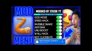 slitherio mod menu gameplay yorumda ve açıklamada link var [upl. by Weinert92]