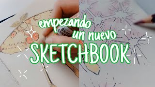 empezando un nuevo sketchbook✧｡ [upl. by Adnylg475]