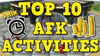 OSRS Top 10 AFK Activities  AFK Money Making Guide [upl. by Dennis828]