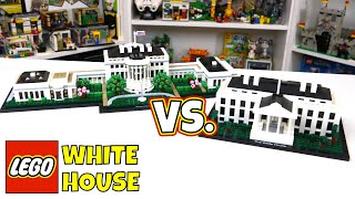 Comparing the LEGO White House Sets  2010 vs 2020  Which is better [upl. by Enytsuj]