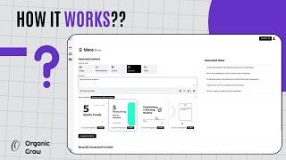 OrganicGrow New Launch  New Features Demo [upl. by Krebs606]