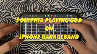 Polyphia Playing God On iPhone GarageBand Also I Reached 30k Subscribers Today [upl. by Damalis]