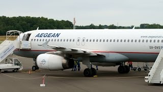 Deauville Normandy Airport Traffic review  Aegean A320 Fa2000 amp more [upl. by Nnaeirelav72]