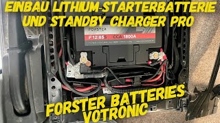 Einbau Lithium Starterbatterie und StandbyLader Pro  Technik KnowHow  Ladebooster  Tino Eggert [upl. by Odnomar391]