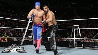 Los Matadores vs 3MB WWE Superstars December 13 2013 [upl. by Lekzehcey295]