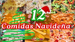 🎅🎄☃️12 COMIDAS NAVIDEÑAS FACILES ¡SIN HORNO mihogardulcehogar recetasnavideñas cenasnavideñas [upl. by Yrennalf]