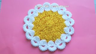 Carpeta tejida a crochet [upl. by Erastes]