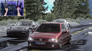 Peugeot 106 GTI Tuned  Assetto Corsa  Moza R12 [upl. by Netniuq]