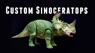 How to Custom Sculpt a Mattel Sinoceratops Jurassic World [upl. by Atsylac781]