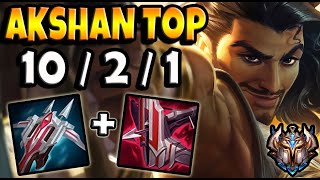 Akshan vs Renekton  TOP  Patch 1115 Ranked Korea ✅ [upl. by Atiram668]