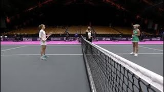 Clara Tauson vs Viktorija Golubic  2021 Lyon Final  WTA Match Highlights [upl. by Astto401]