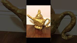 GENIE LAMP DIY 🧞‍♂️🪄 ytshorts shorts fyp genie lamp diy art disney aladdin magic [upl. by Doyle]