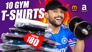 10 Best Active TShirts for GymSports Under 500 🔥 Men TShirt Haul Review 2024  ONE CHANCE [upl. by Oyr307]