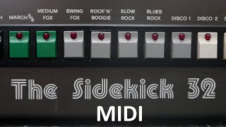 Elka Sidekick with MIDI  uniPulse Demo [upl. by Enaitsirhc254]