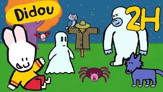 2 heures de Didou dessine Halloween  monstres fantômes yéti contes de fée  Compilation [upl. by Merp]