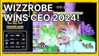 Wizzrobe wins CEO 2024 VGBootCamp  Smash Melee Highlights [upl. by Dalia]