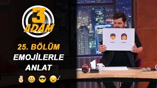 Emoji Şarkı Yarışması Kahkahaya Boğdu  3 Adam [upl. by Niletak]