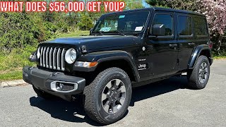 2023 Jeep Wrangler Sahara  REVIEW and POV DRIVE  Best Daily Drivable Wrangler [upl. by Leban]