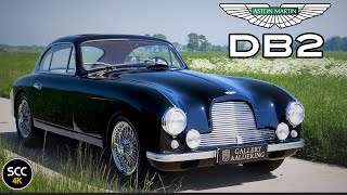 ASTON MARTIN DB2 DB 2 1952 LHD  Rare specs  4K  Drive in top gear  I6 engine sound  SCC TV [upl. by Haras781]