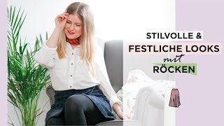 RÖCKE FESTLICH STYLEN  6 Party Looks  Lookbook amp Inspiration [upl. by Kcirneh]