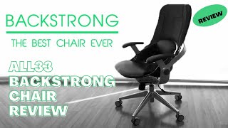 All33 Backstrong Chair Review  5000 OFF Coupon Code [upl. by Haven]