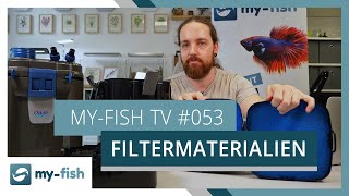 Filtermaterialien im Aquarium  myfish TV [upl. by Niffirg]