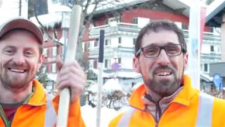 Die goldene Schaufel geht ins Kleinwalsertal  Mittelberg räumt am besten [upl. by Namwob]