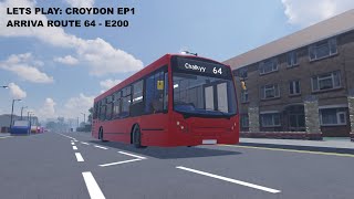 Croydon London Transport Simulator Lets play EP1 [upl. by Leod888]